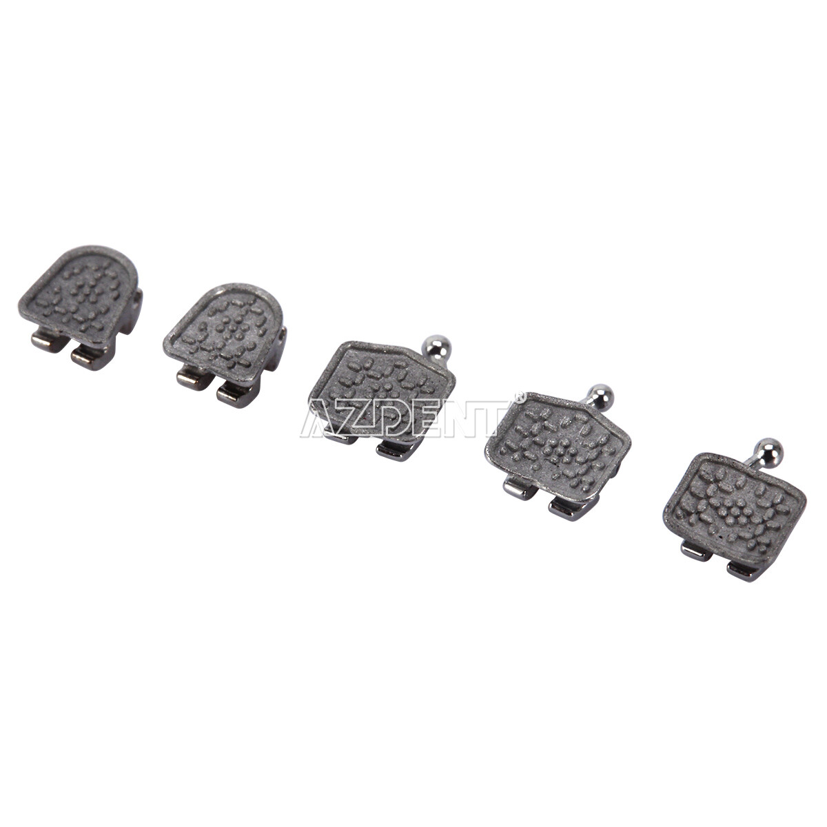 10 Packs AZDENT Dental Orthodontic Bracket Monoblock MIM Mini Roth.022 345 Hooks