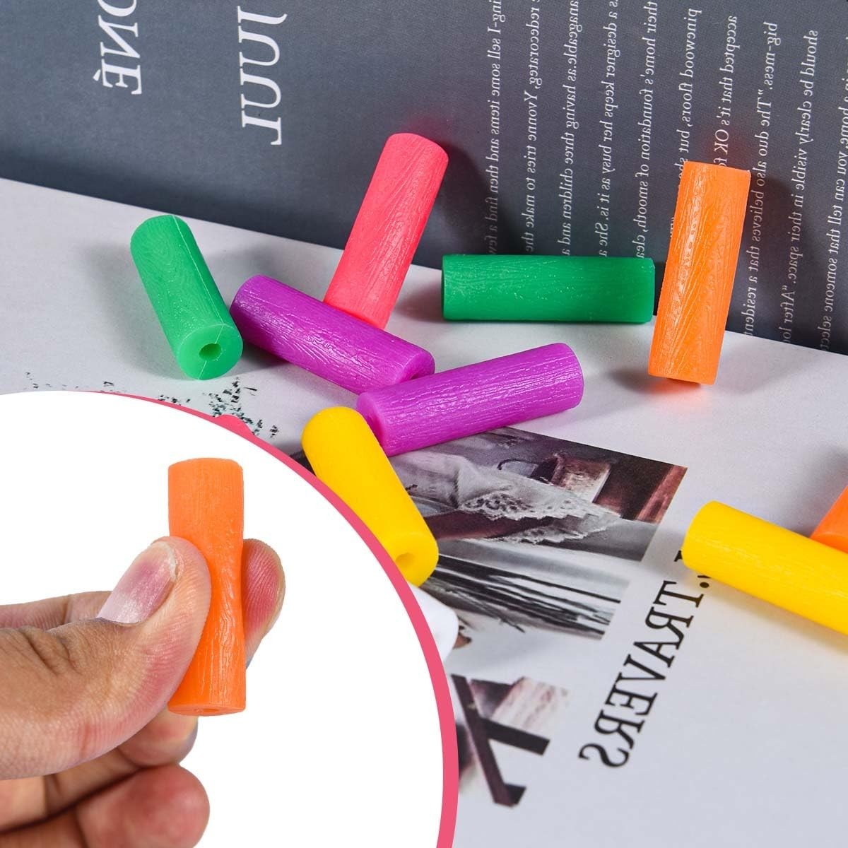 48 Pcs Colorful Orthodontic Aligner Trays Chewies for Aligner Chompers Aligner T