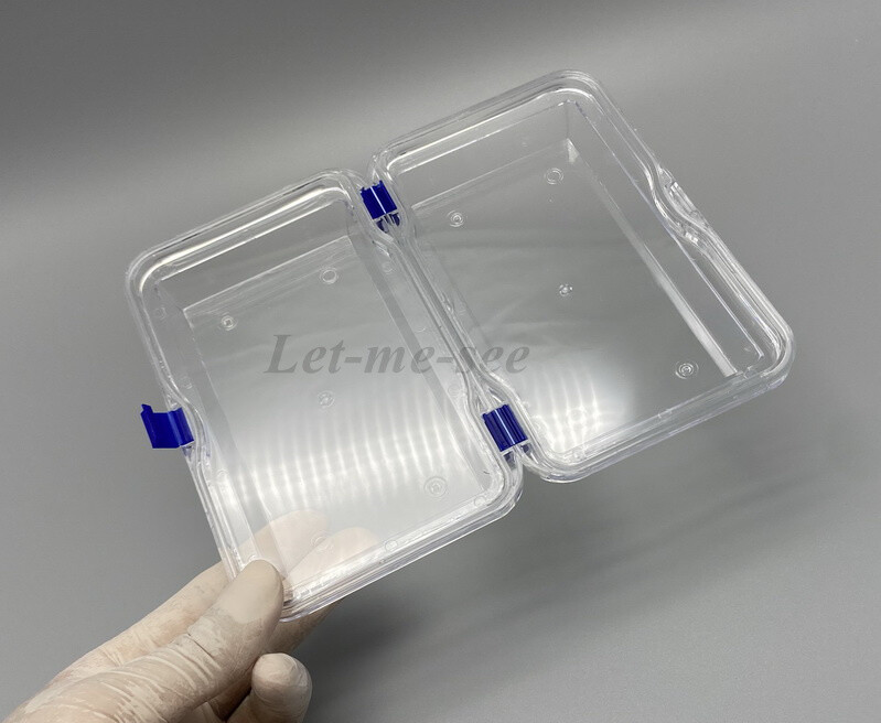 Denture False Inlay Teeth Membrane Case Fragile Hinged Display Jewelry Boxes