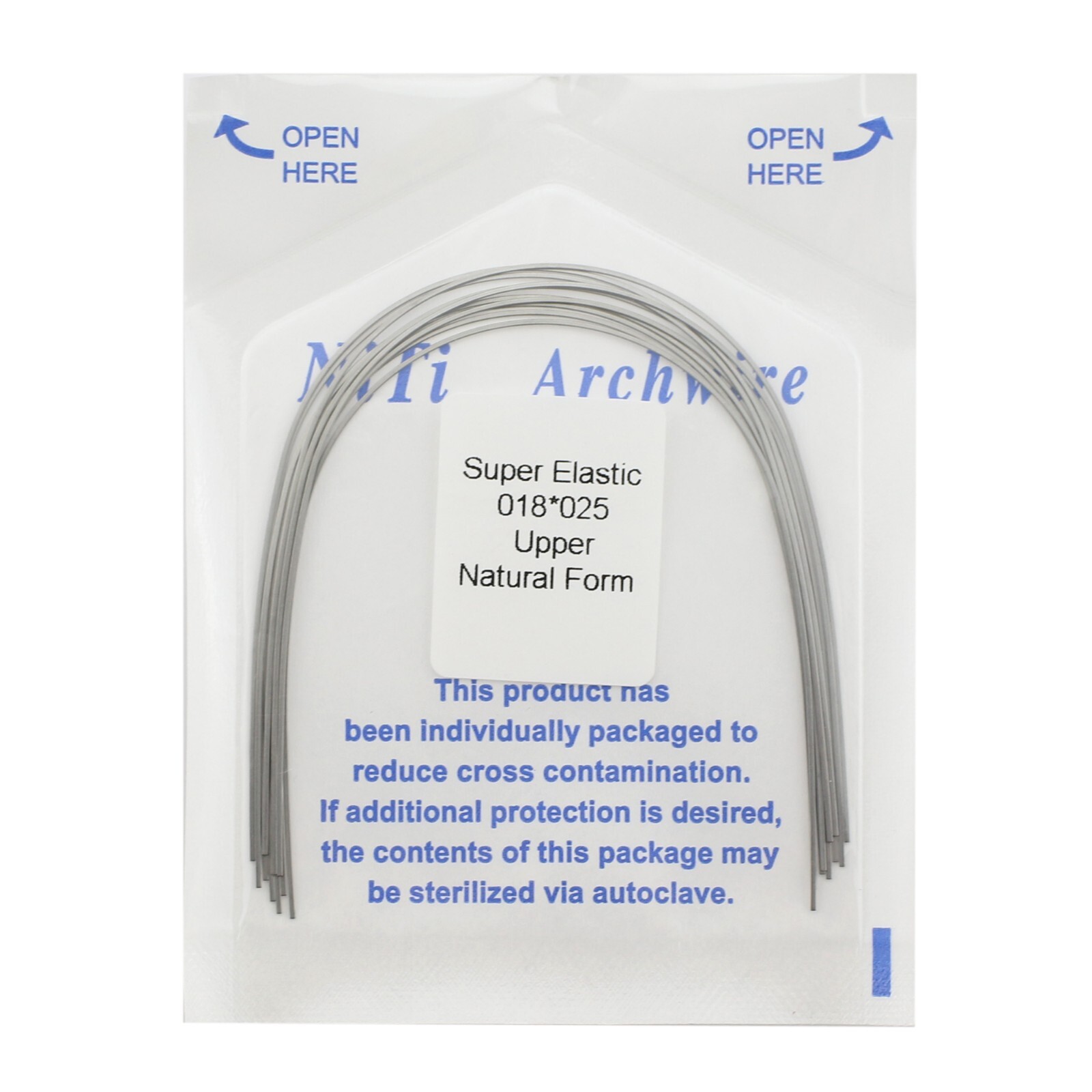Dental Orthodontic Niti Arch Wire Elastic Rectangular Round Arcos de Ortodoncia