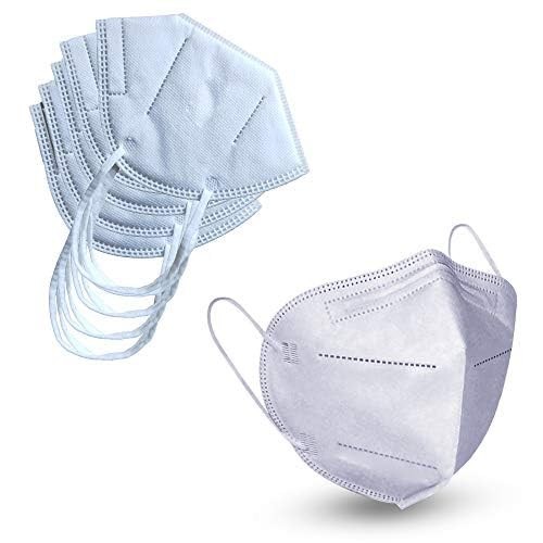 Comfortable KN95 5-Ply Face Masks, Individually Wrapped for Everyday Use, 5 Pack