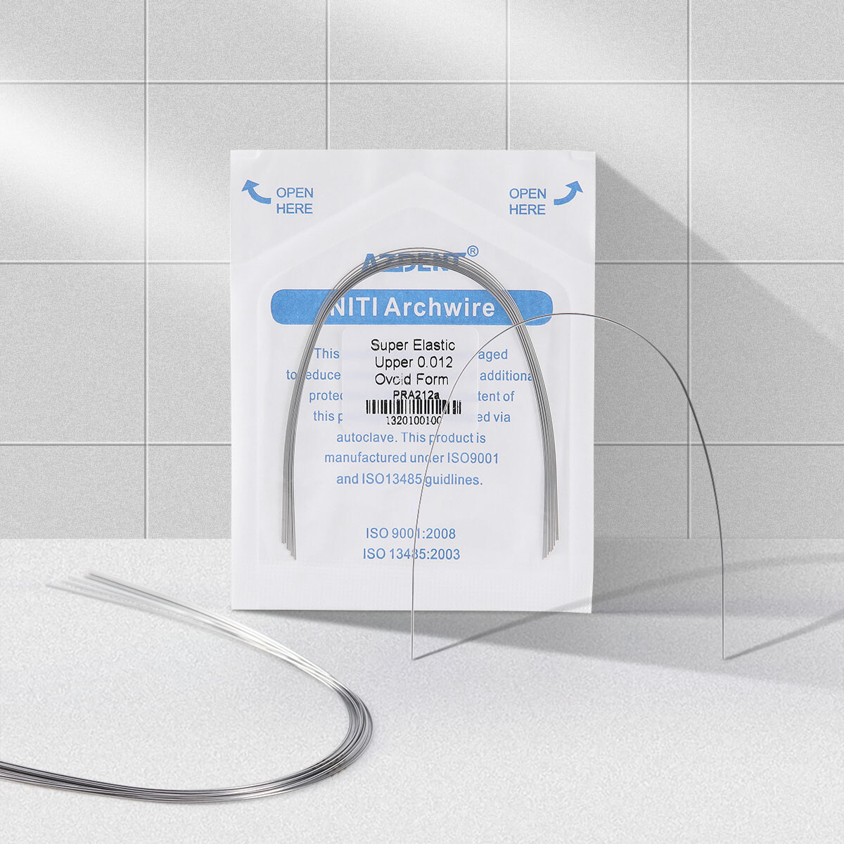AZDENT Dental Orthodontic Super Elastic Niti Round Arch Wire Ovoid Form Archwire