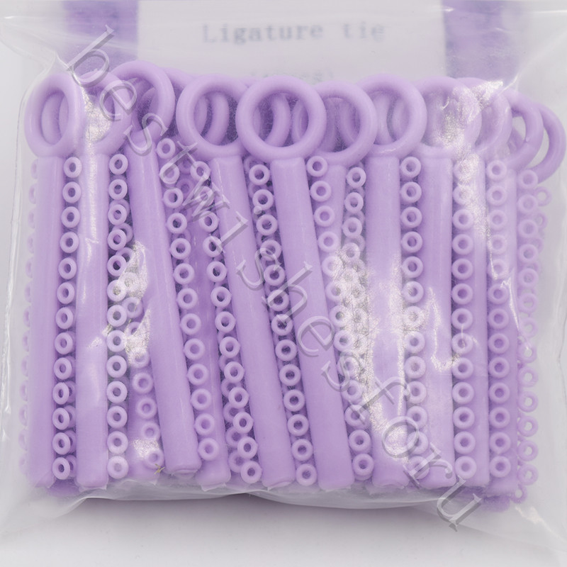 1 Pack 1040 Ring Dental Orthodontics Elastic Ligature Ties Bands Brace 37 Color