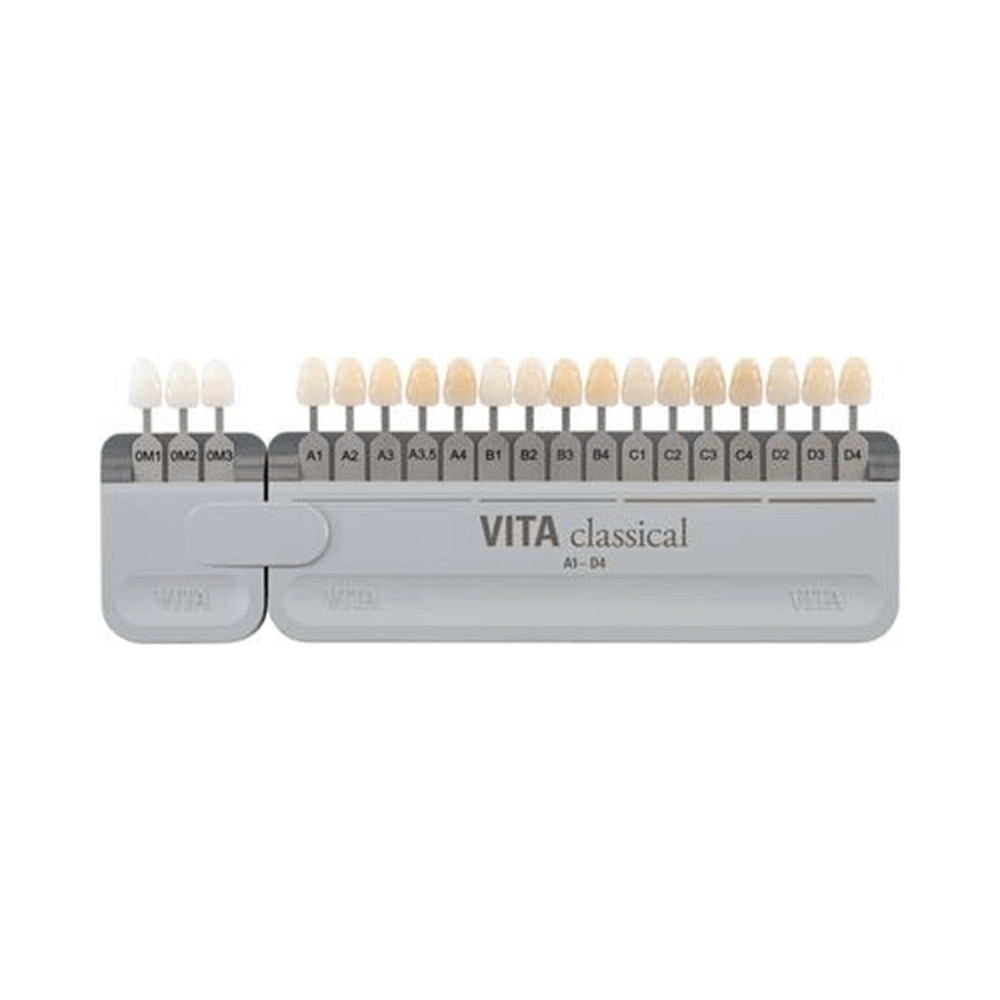 New 1 set VITA Classical Dental Shade Guide with Bleached Shades Clip