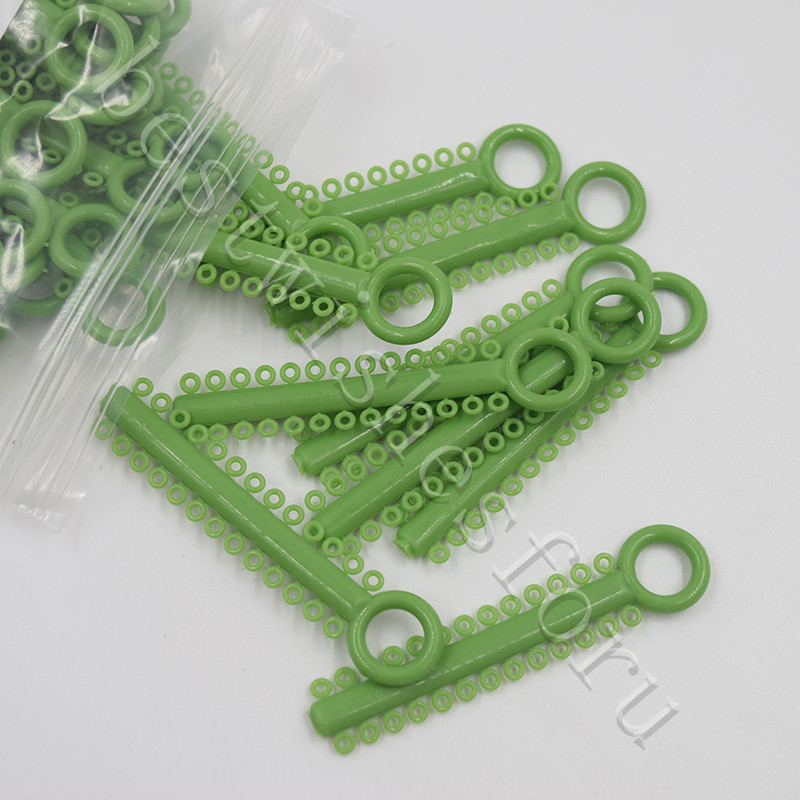 1 Pack 1040 Ring Dental Orthodontics Elastic Ligature Ties Bands Brace 37 Color