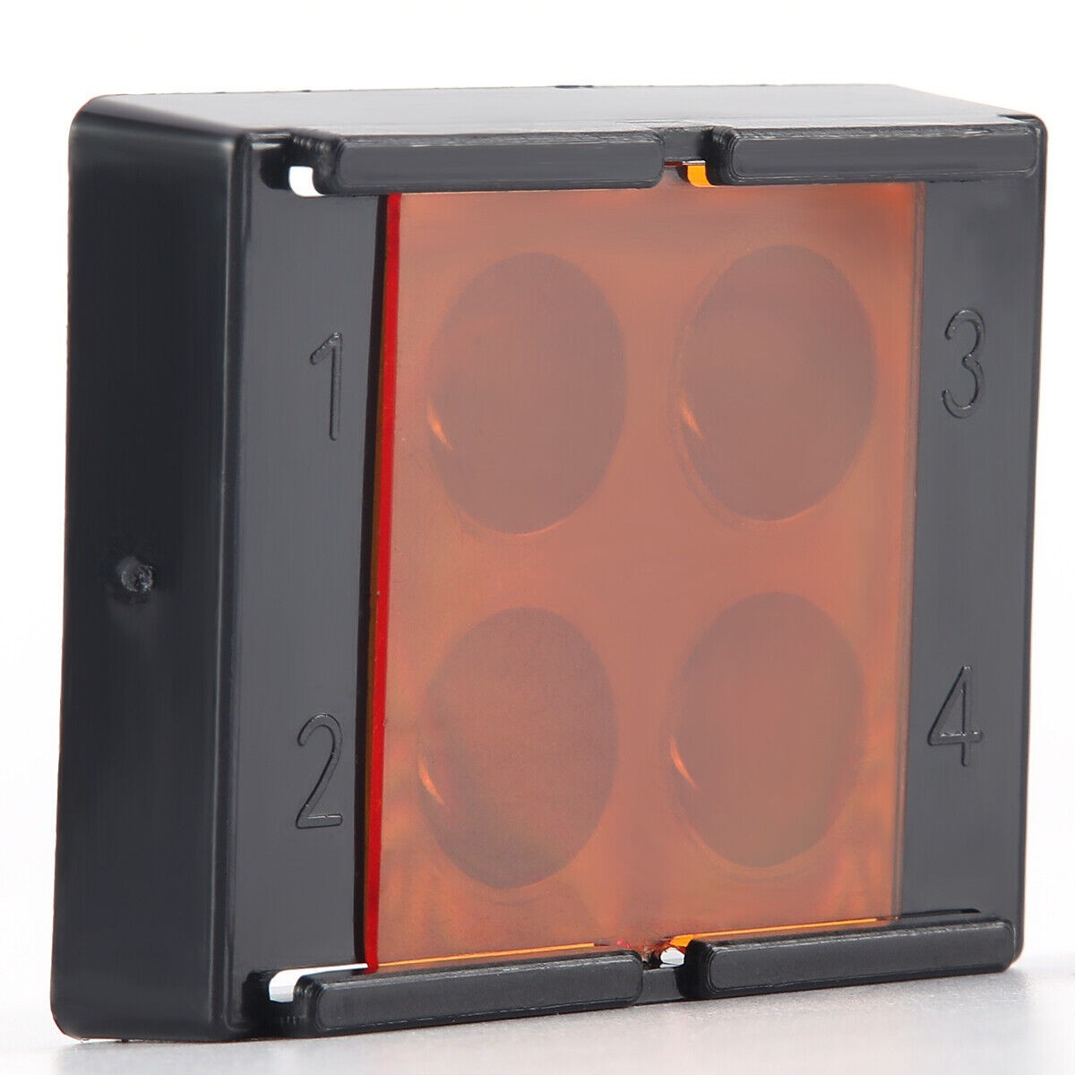 Dental Mixing Wells 4 Well with Light Shield Cover 4 Holes Palette Bonding Tray