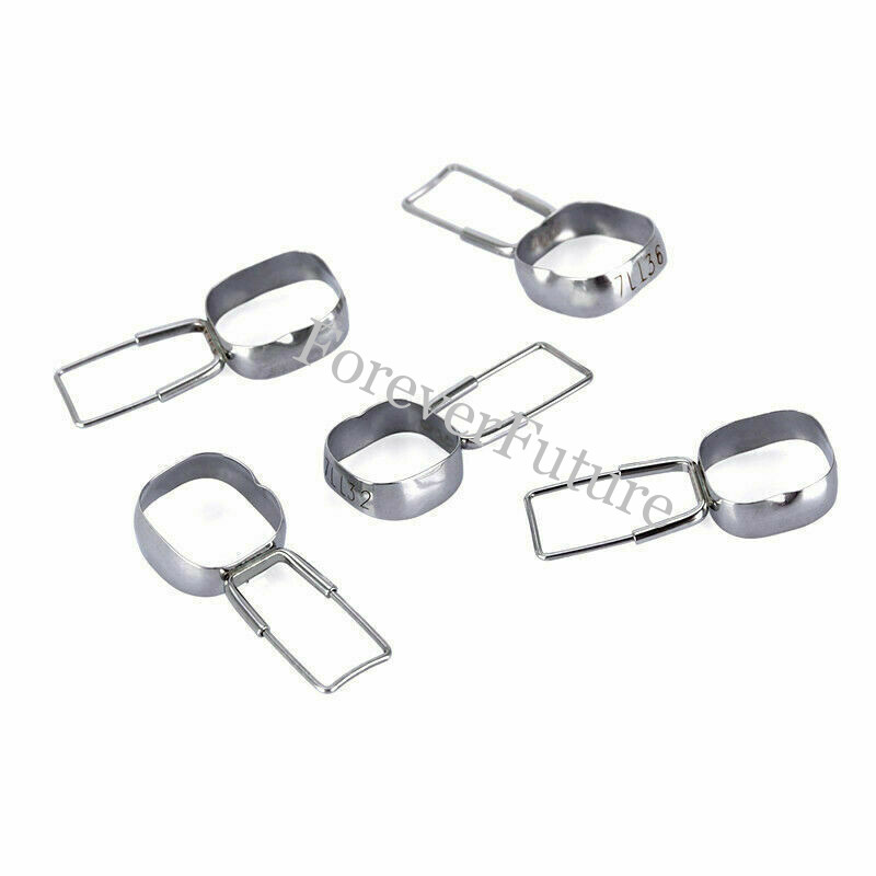 1-10Box Dental Teeth Brace Preformed Space Maintainer Retainer Molar Bands 2nd