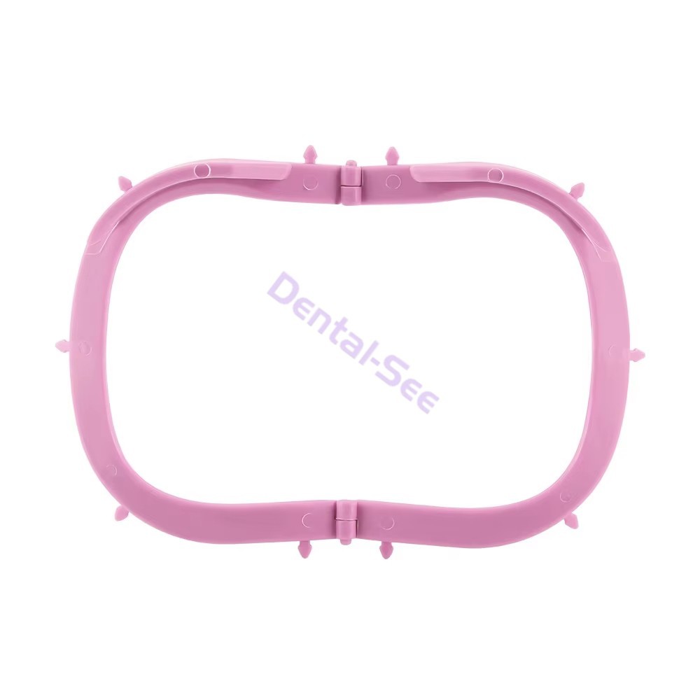 Dental Rubber Dam Frame Sheets Bracket Foldable Oral U-Shaped Barrier Tools