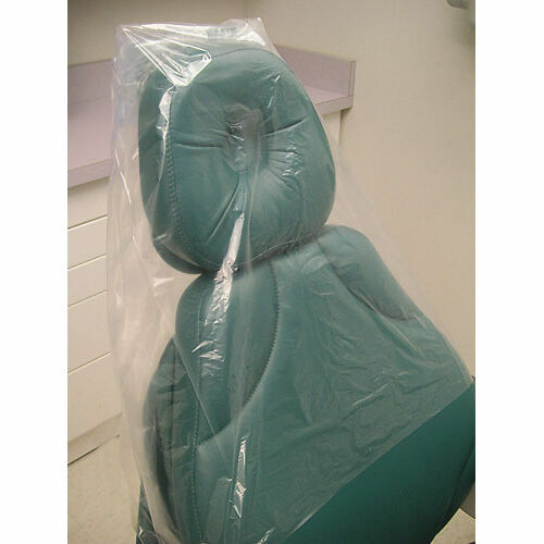 675 Pcs REDLAND Dental Half Chair Cover Sleeves 27.5″X24″ Clear Plastic