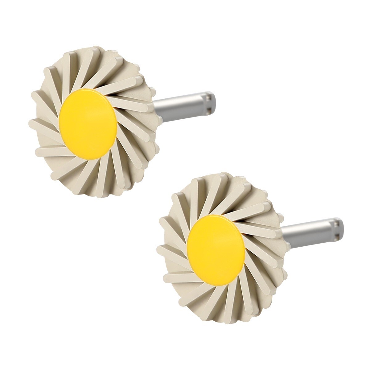 6Pcs Dental Zirconia Polishing Wheel Kits RA Coarse Medium Fine for Contra Angle