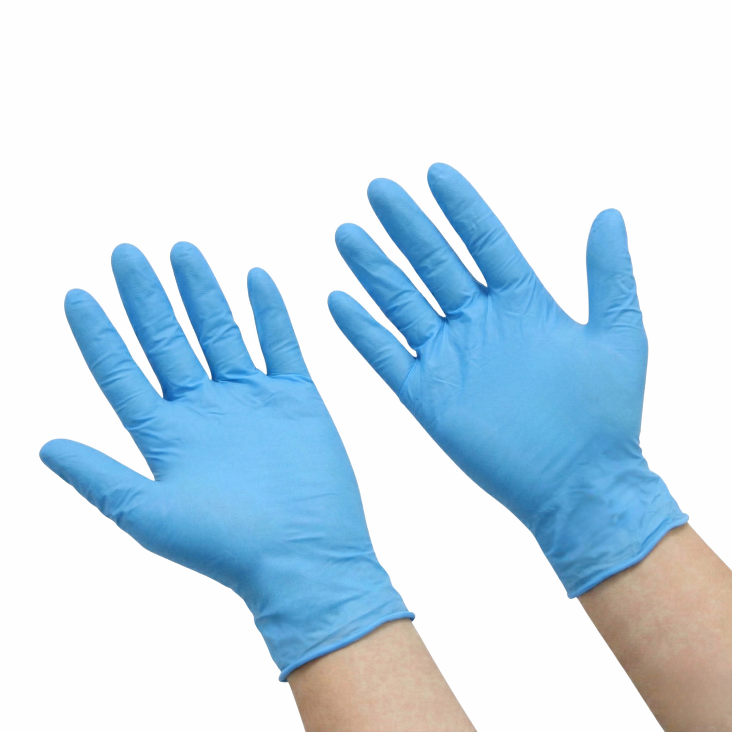 1000 Gloves Blue Industrial Nitrile Gloves Powder Free 5 Mil 2XL