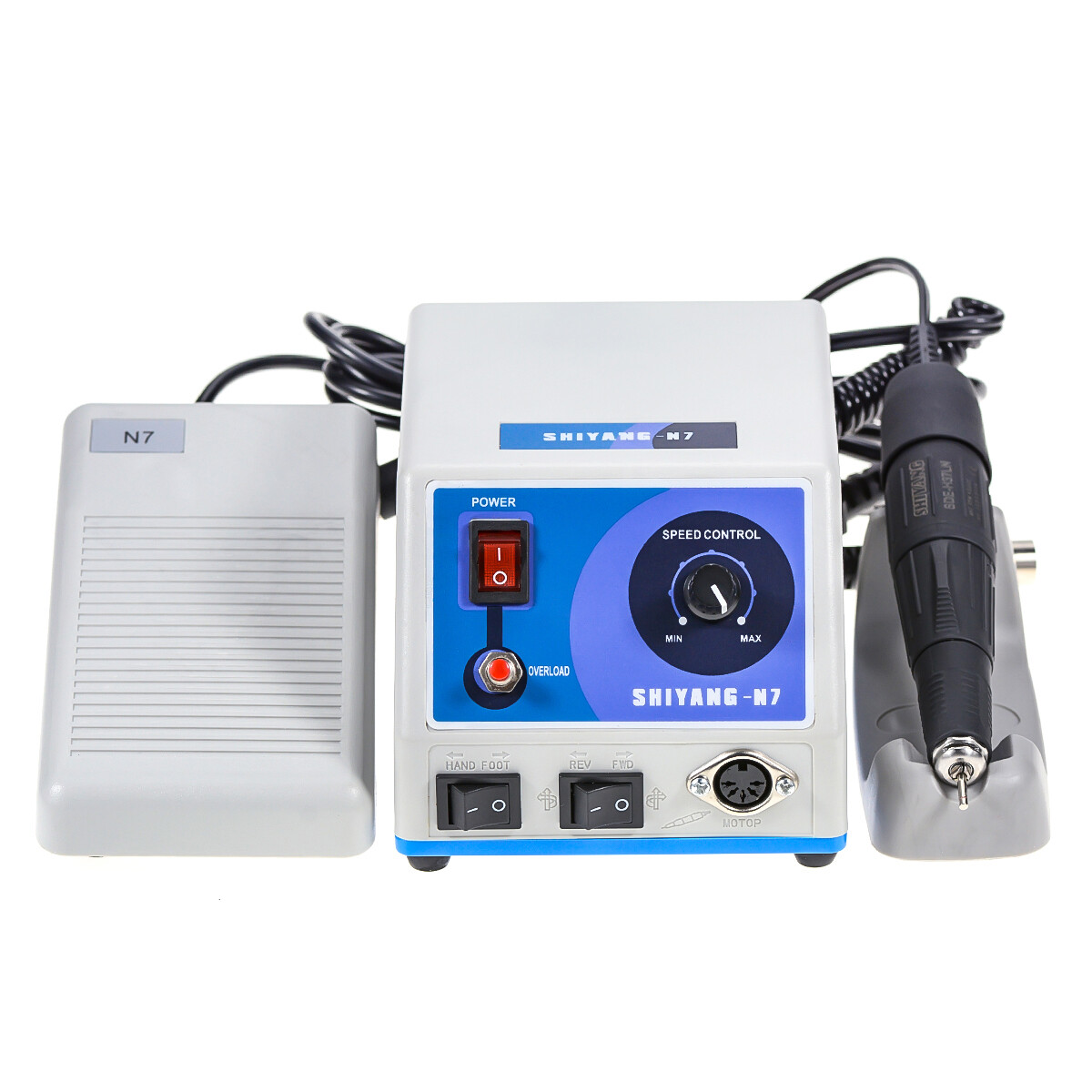 N7 Portable Dental Micromotor Polishing Unit with 45K RPM Polishing Handle H37LN