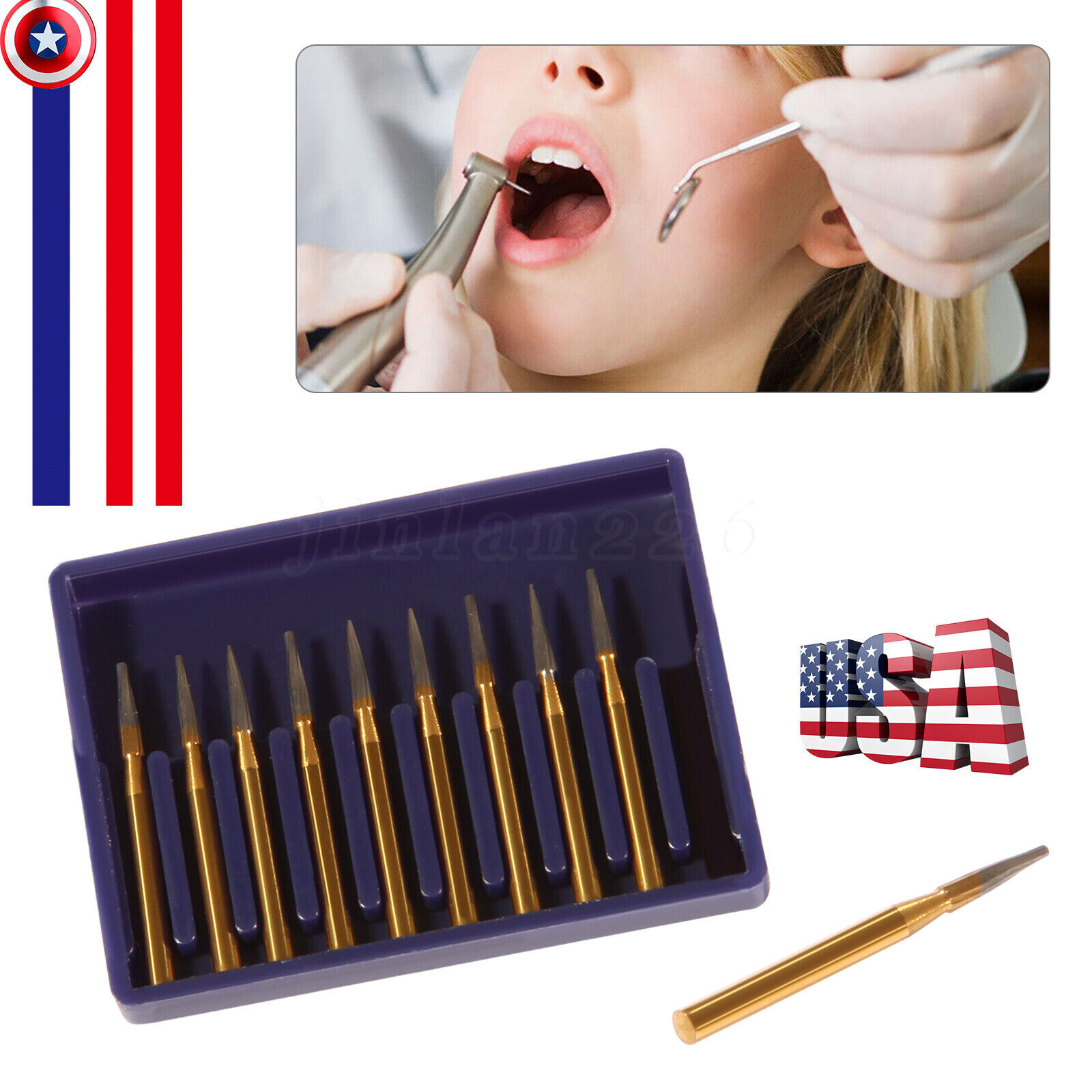 Dental 1:5 Fiber Optic Contra Angle High Speed Electric Handpiece Fit COXO/KaVo