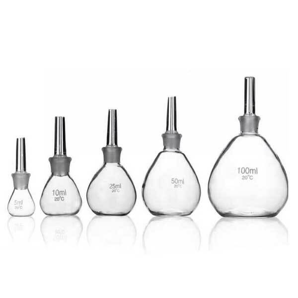 Wholesale 5ml – 500ml Glass Pycnometer Specific Gravity Bottle Lab Glassware