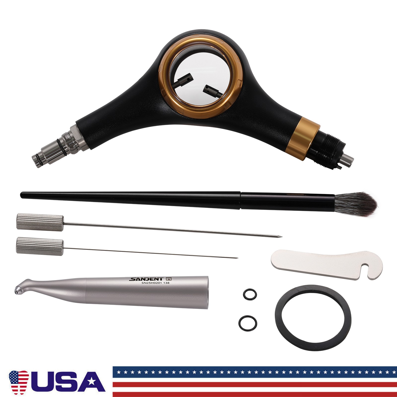Woodpecker Style Dental Air Polisher AP-H Supragingival Polishing Handpiece