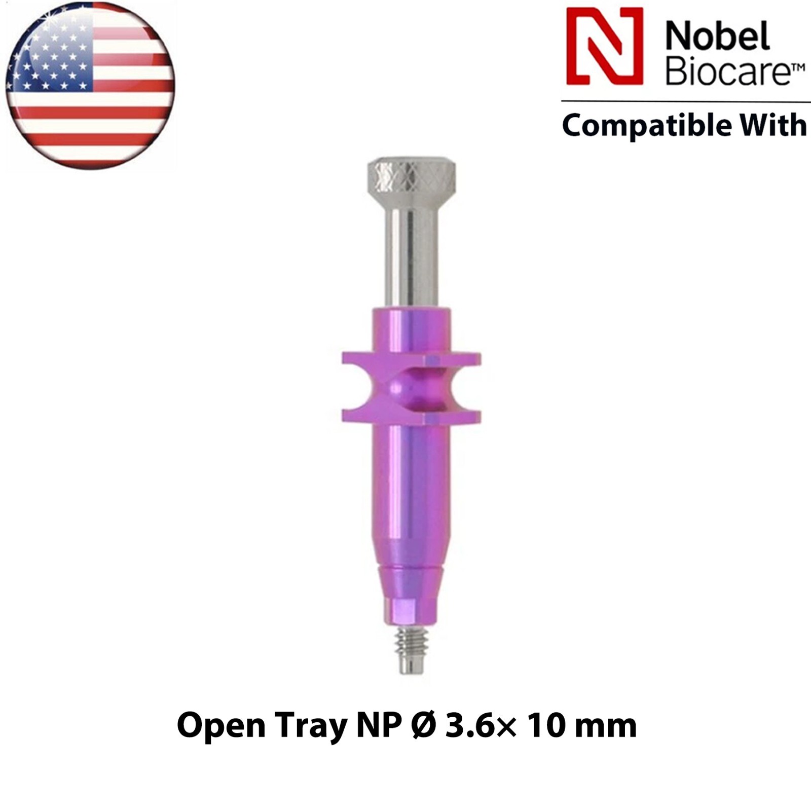US Nobel Impression Transfer Coping Open/Closed Tray NP/RP Fit Nobel Biocare