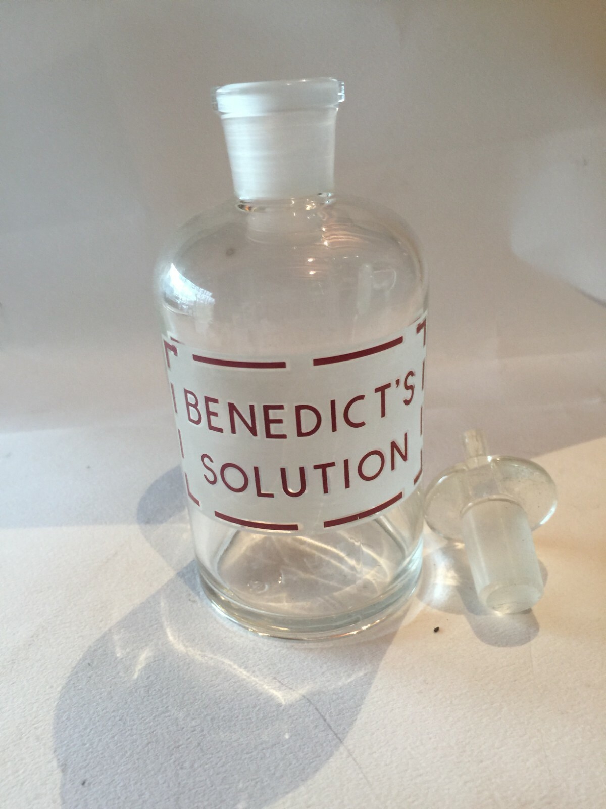 VINTAGE RARE Pyrex reagent bottle w/stopper 250mL Set(3) SEE LABEL CHOICES BELOW