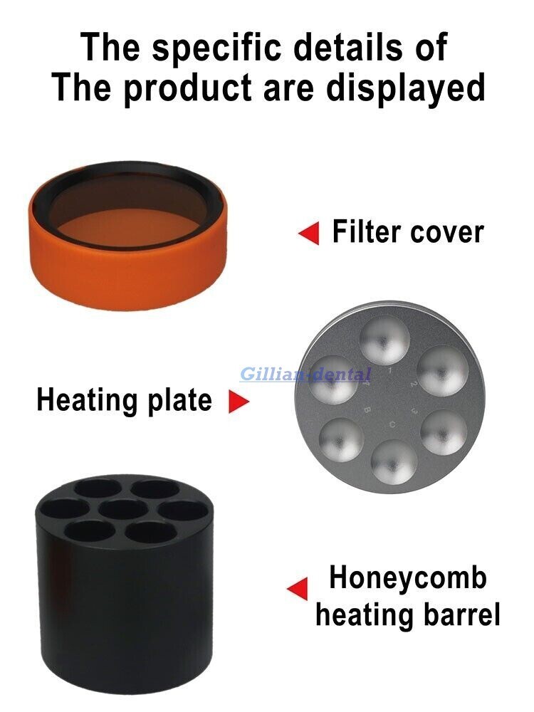 Dental Composite Resin Heater Material Warmer Soften Warmer 40/45/50℃ US/EU Plug