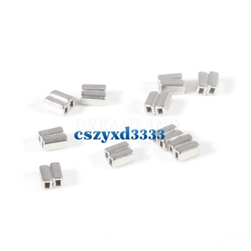 Dental Orthodontic Accessory Crimpable Hook Double Tube Cross Type 10pcs/bag