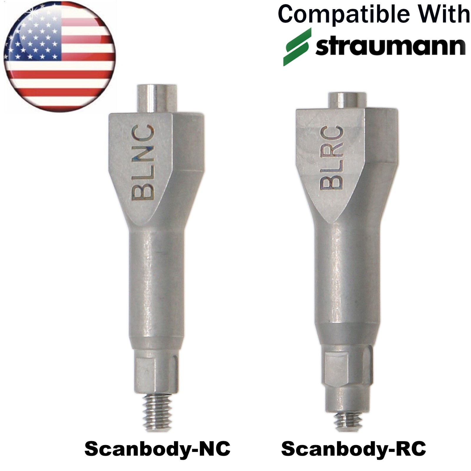 Dental CAD/CAM Implant Scan Body Analog Compatible With Hiossen Nobel Straumann