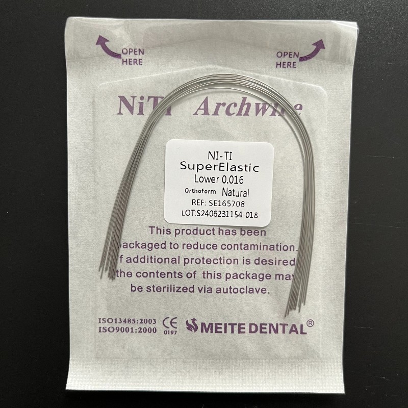 200 Packs Arcos de Dental Ortodoncia Redondos Niti Arco de Alambre Su Arch Wire