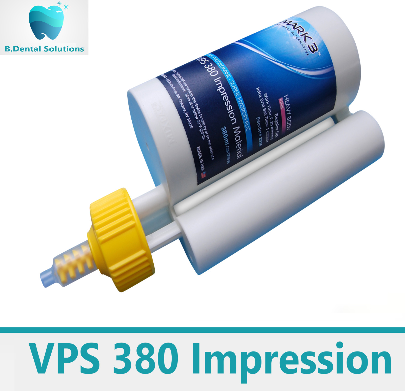 VPS 380 Monophase Body Regular Set Impression Material 1 x 380 ml – Ex: 12/26