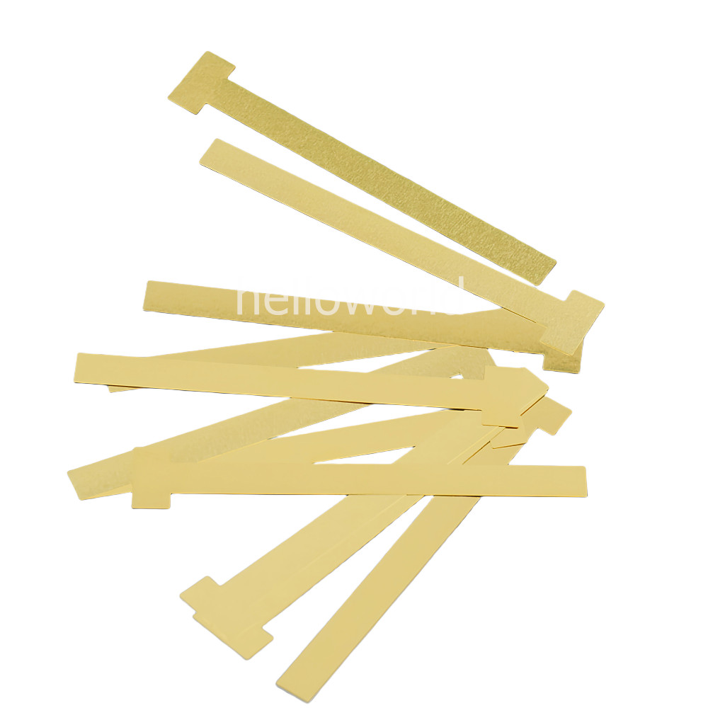 20 Pcs/Pack Dental Matrix T Bands Brass Straight Operatory Restoration 0.05mm