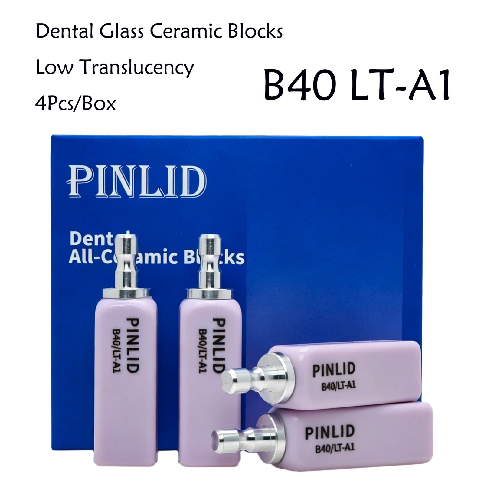 B40 LT Dental Lithium Disilicate Blocks Cube for Cerec CAD/CAM Chairside Milling
