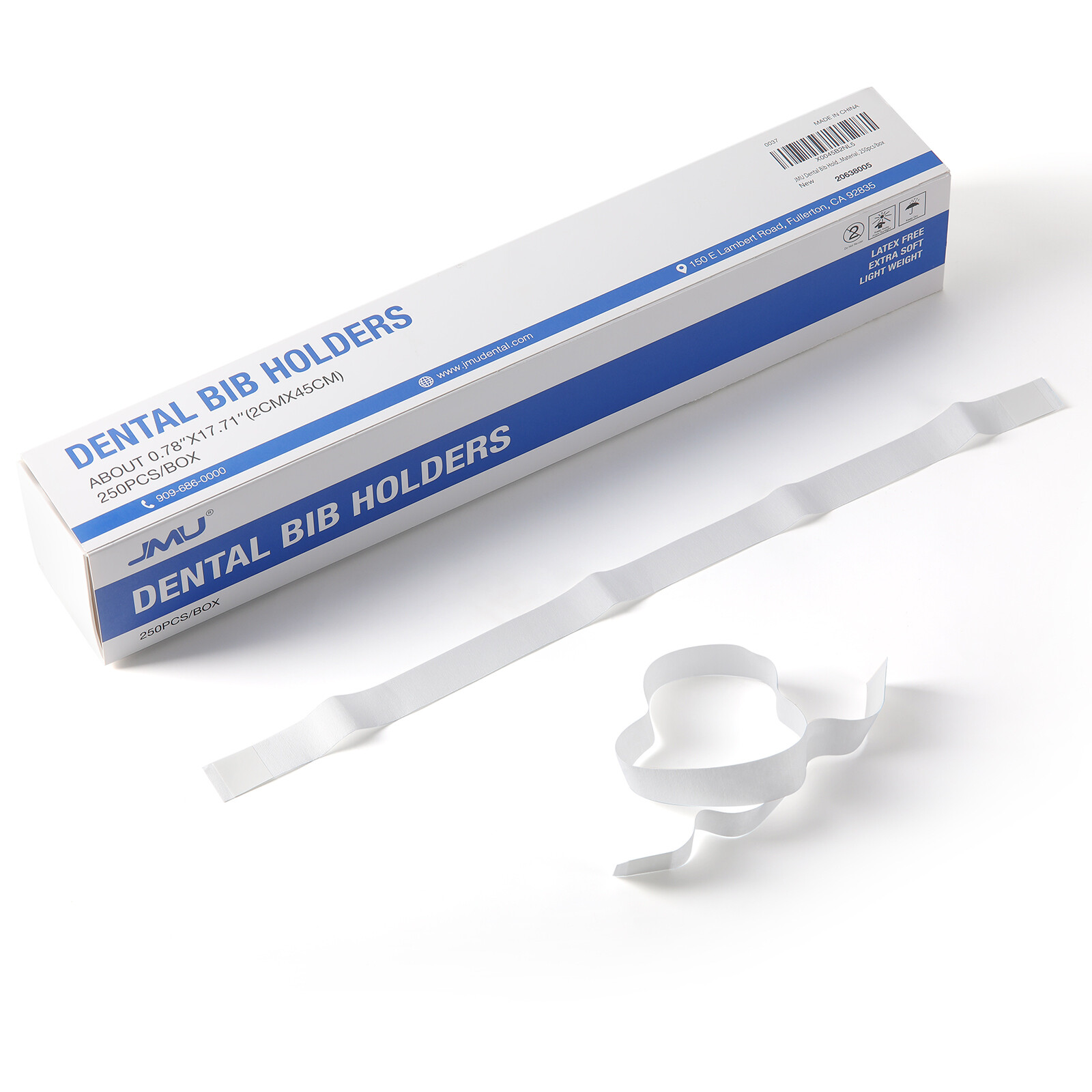 JMU Dental Bibs Clip Napkin Holders Disposable Bib Holders Strap Self Adhesive