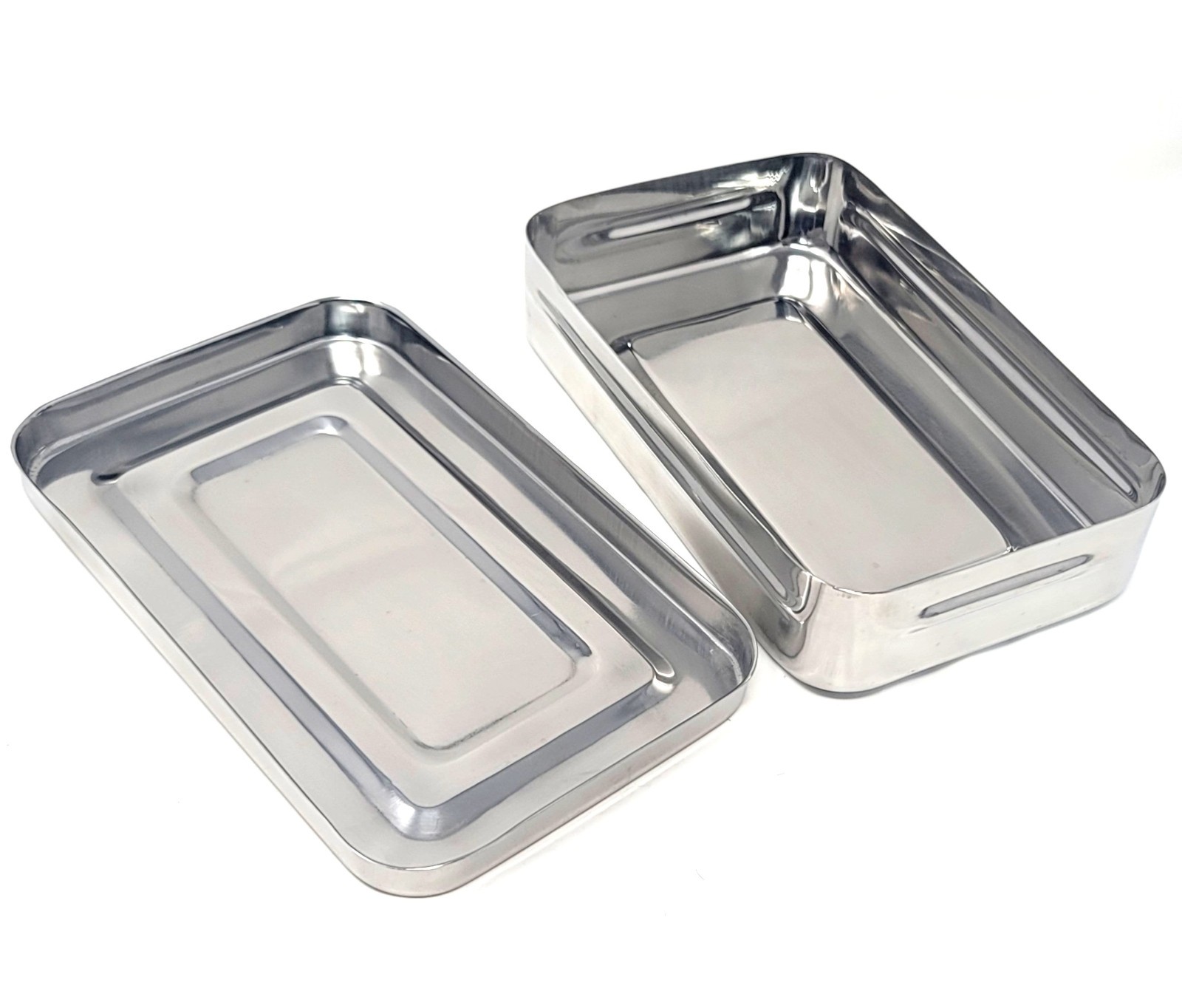 Sterilization Steel Box 8″x5″x2″ with Lid Surgical Dental Medical German Grade