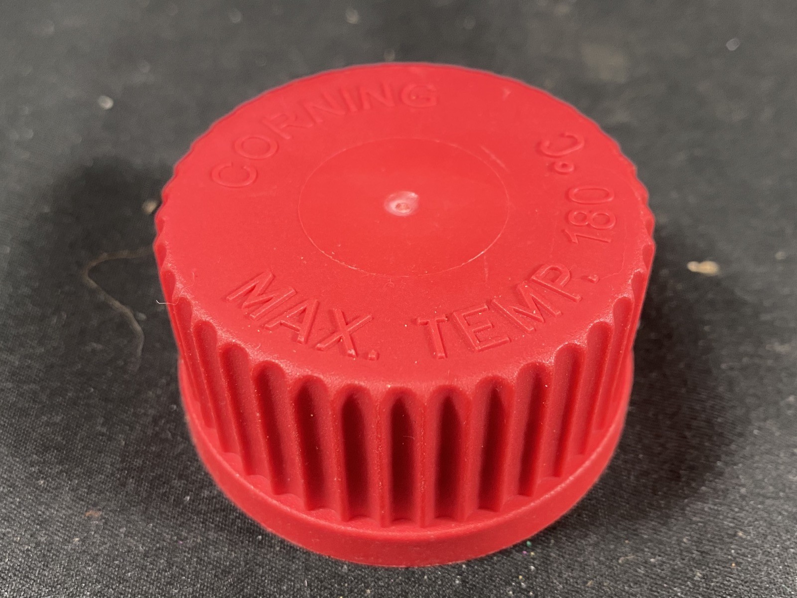 CORNING PYREX PBT PTFE Red High Temperature GL 45 Screw Cap 1395-45HTC (1/Pack)