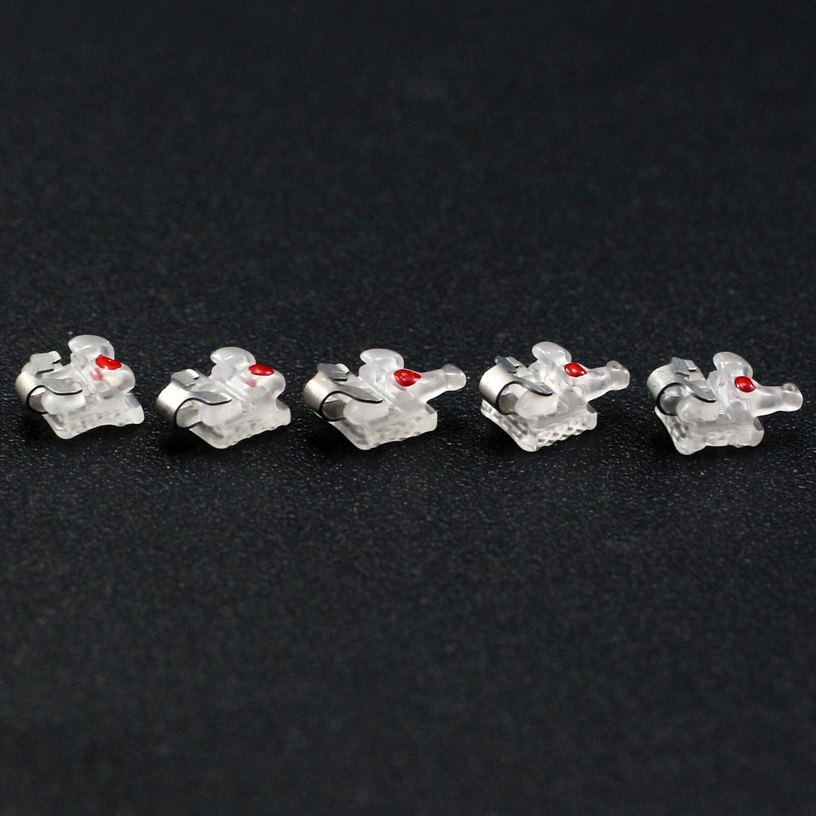 Orthodontic Bracket Self Ligating Ceramic Clear Aesthetic Interactive Roth 0.022