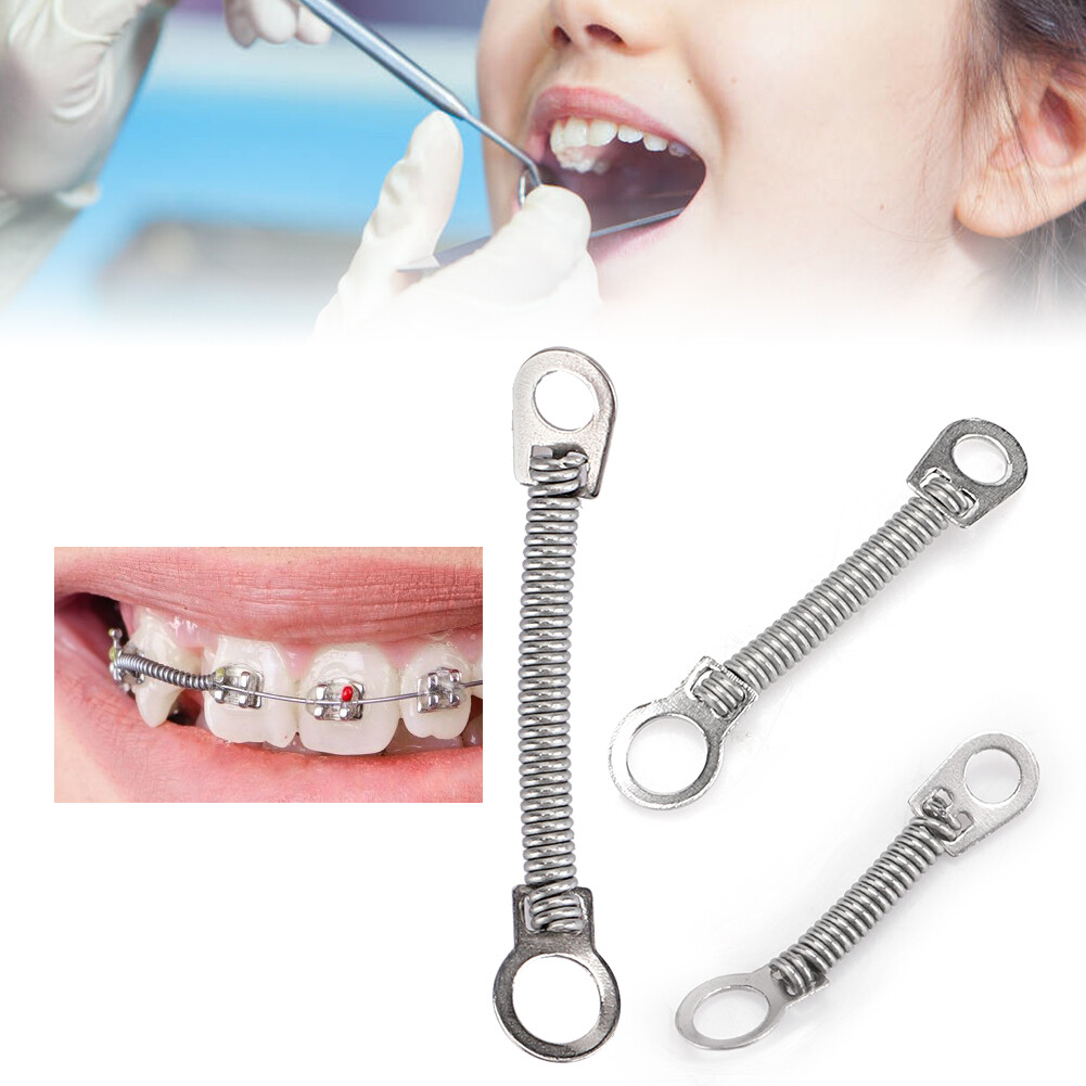 100 Pieces Dental Orthodontic Niti Closed Coil Springs 10Pcs/Pack 6 Sizes
