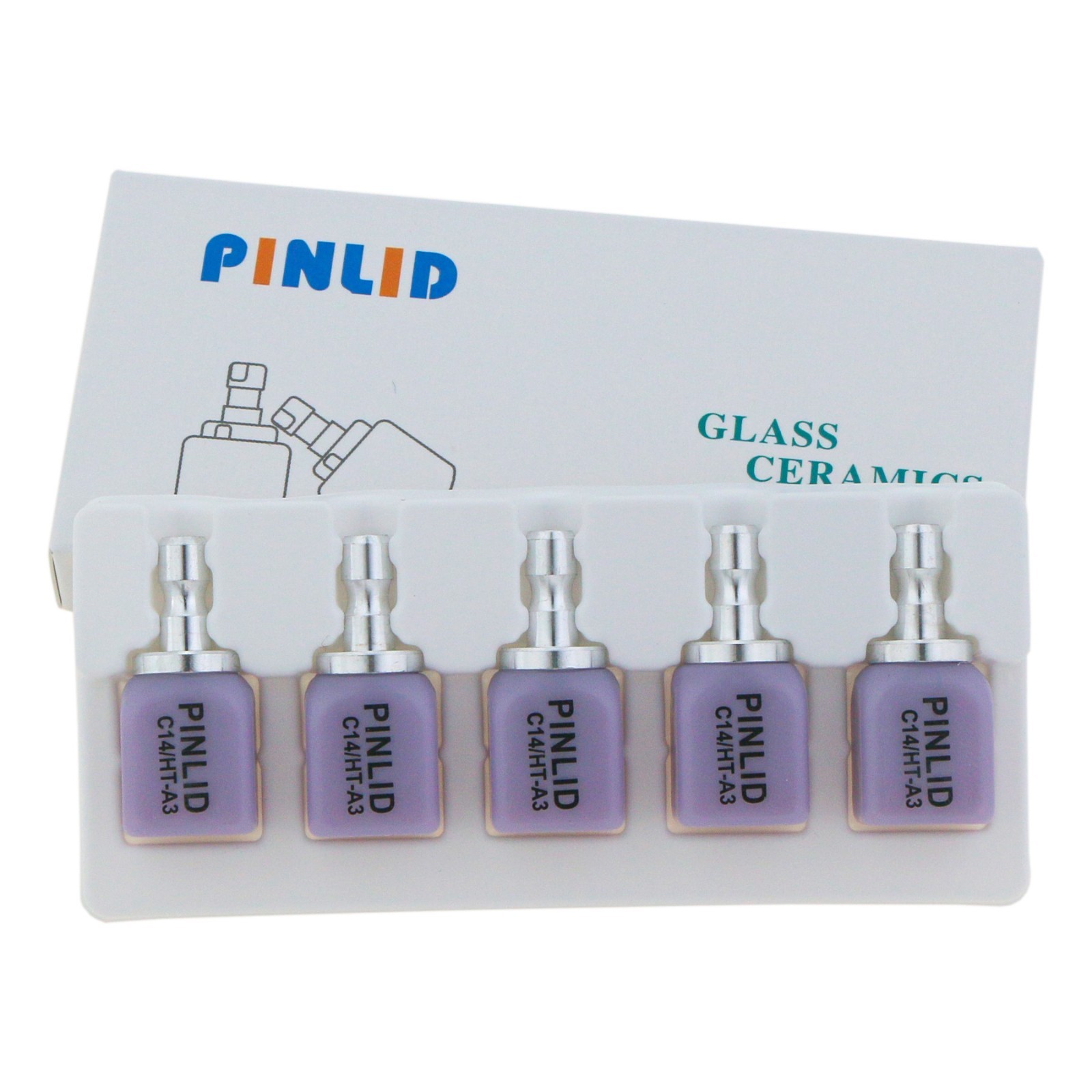 US Dental Emax Ceramic Blocks C14 HT Lithium Disilicate CAD/CAM CEREC Block