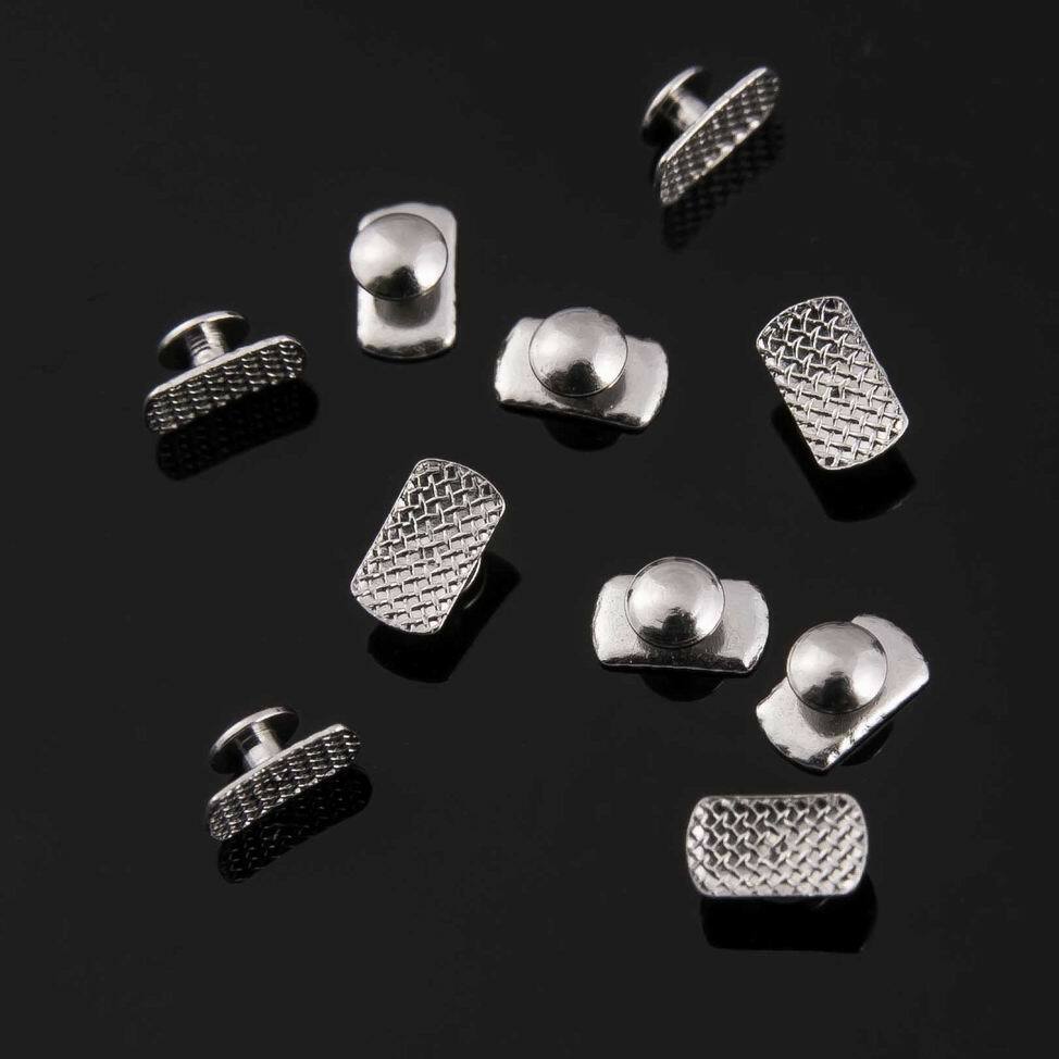 J&J Ortho™ Bondable Orthodontic Lingual Button Oval 10pcs