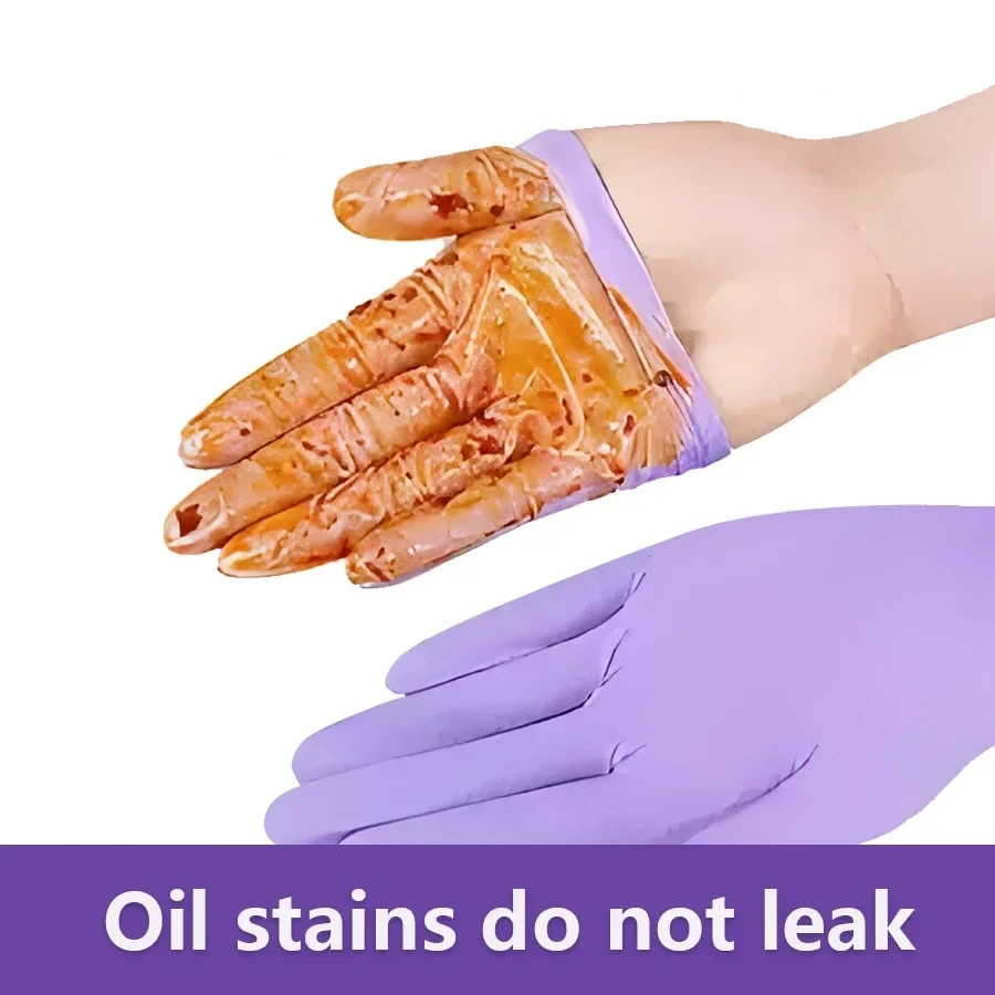 Disposable Nitrile Gloves Powder Free Latex Free Medical Food Grade Gloves