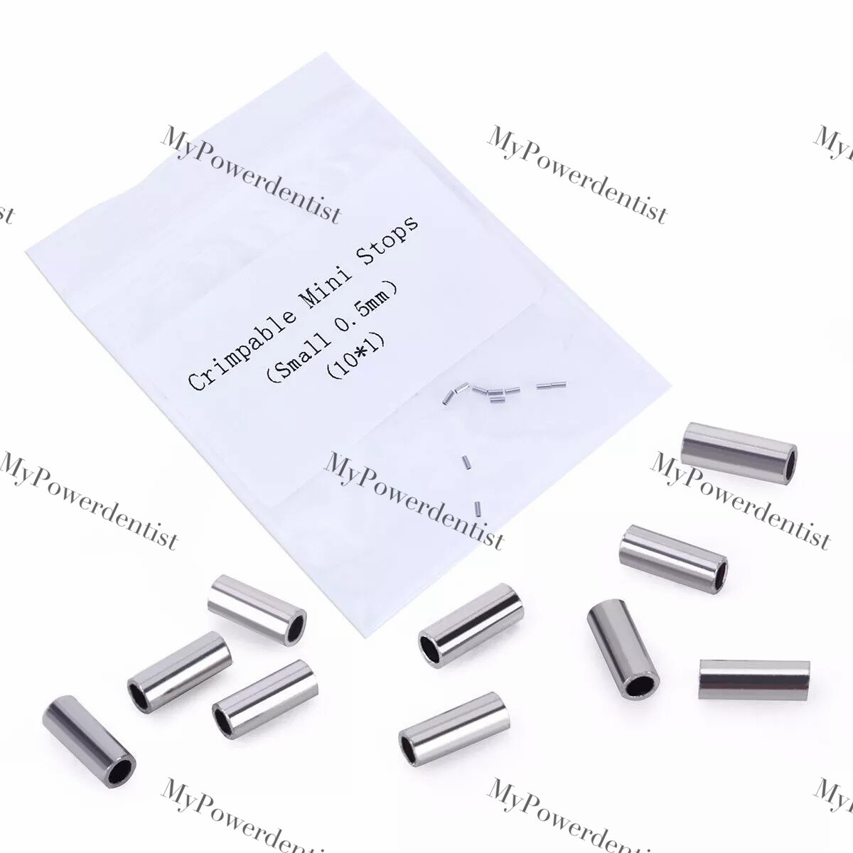 Dental Orthodontic Mini Stop Crimpable Stop Hook Closed Archwire Stopper 0.5/0.8
