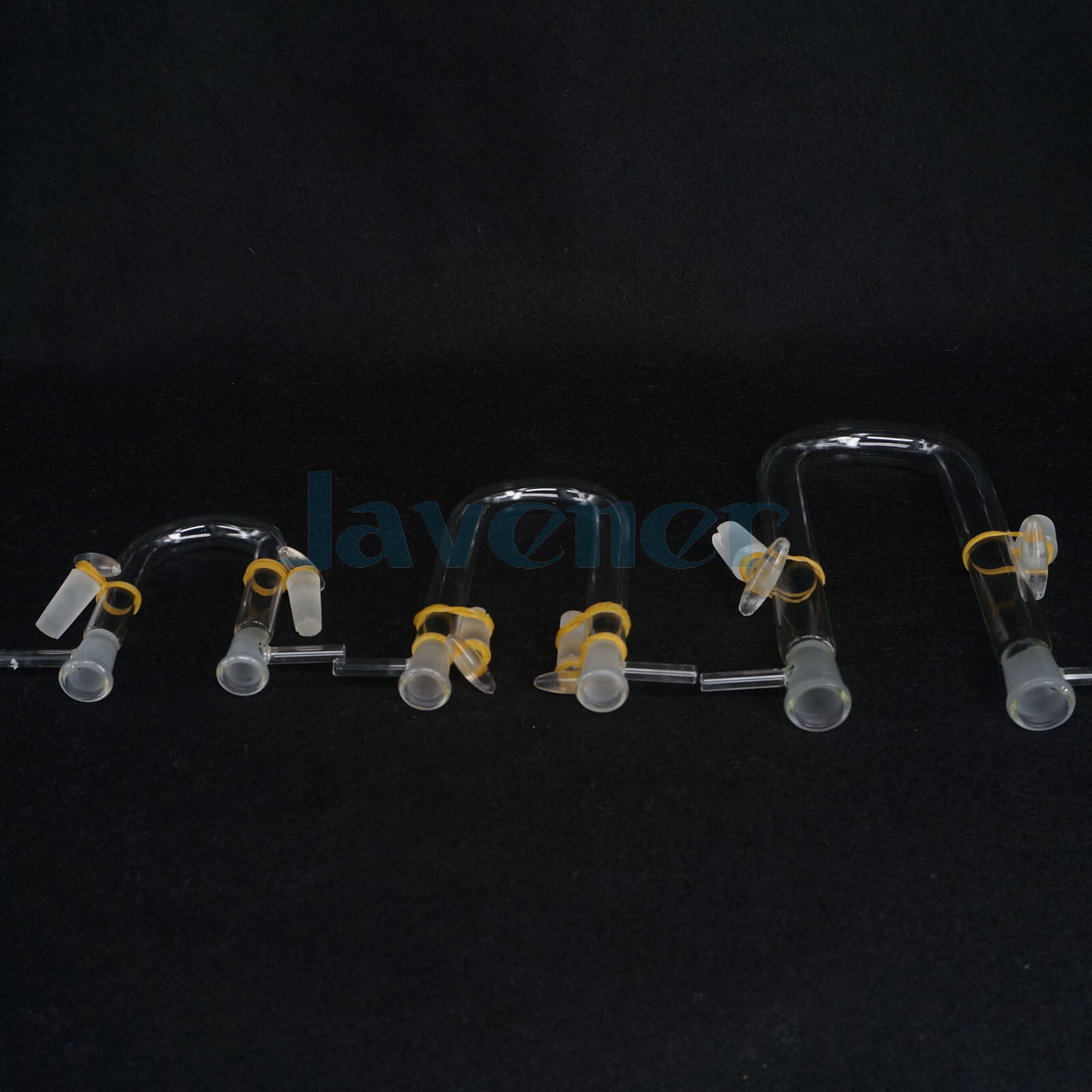 13×100 15×150 18×180 20x200mm Drying Glass Tube Adapter U With Stopper Side Arm