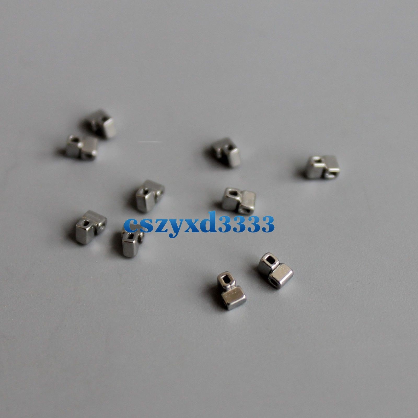 Dental Orthodontic Accessory Crimpable Hook Double Tube Cross Type 10pcs/bag