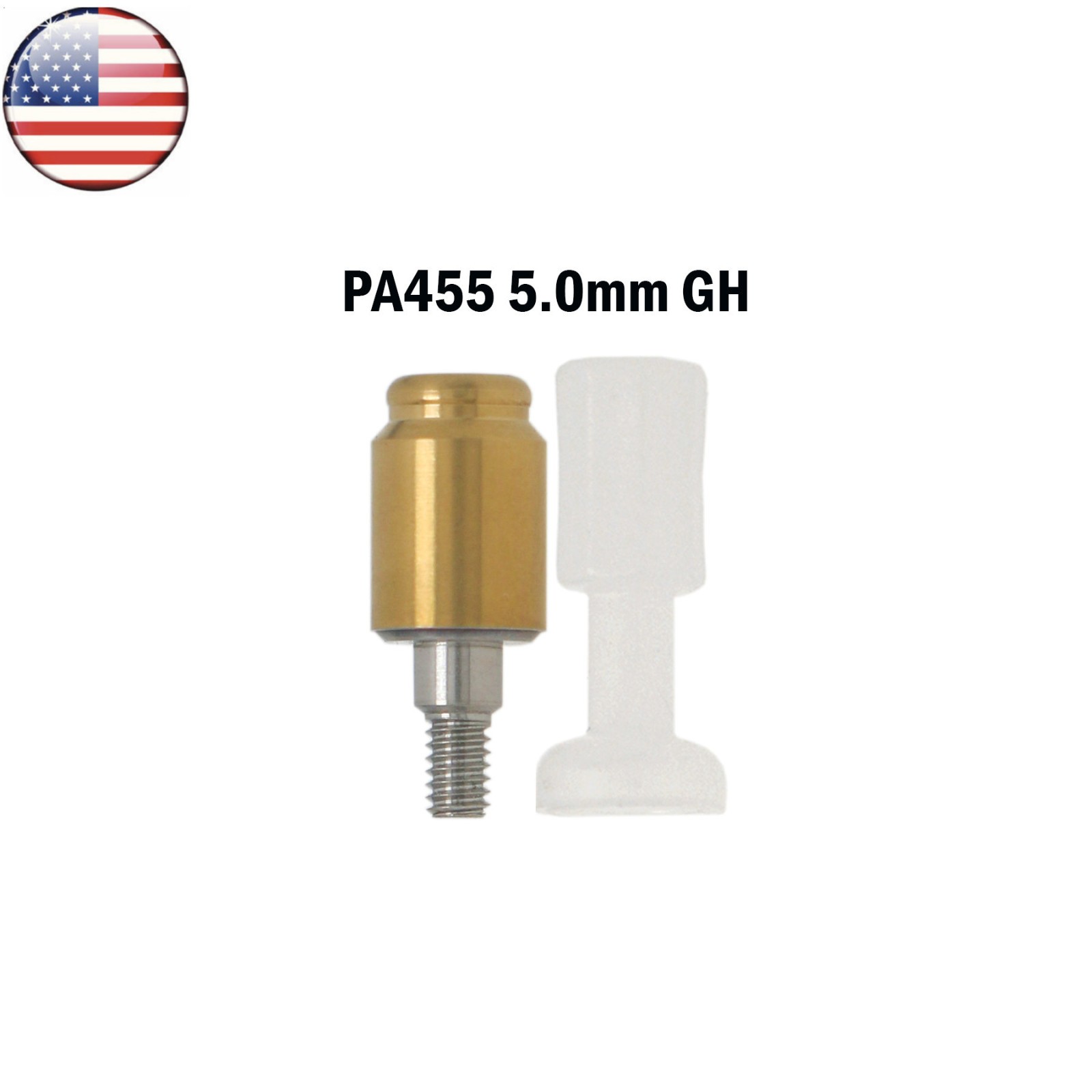 Dental Attachment Abutment Male Cap Tool fit Zimmer Removable PAØ3.5mm/4.5mm