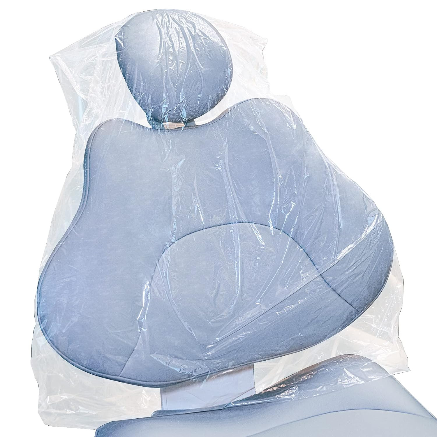 200Pcs Dental Half Chair Cover, 32″ x 32″ Disposable Clear Plastic Sleeve Protec