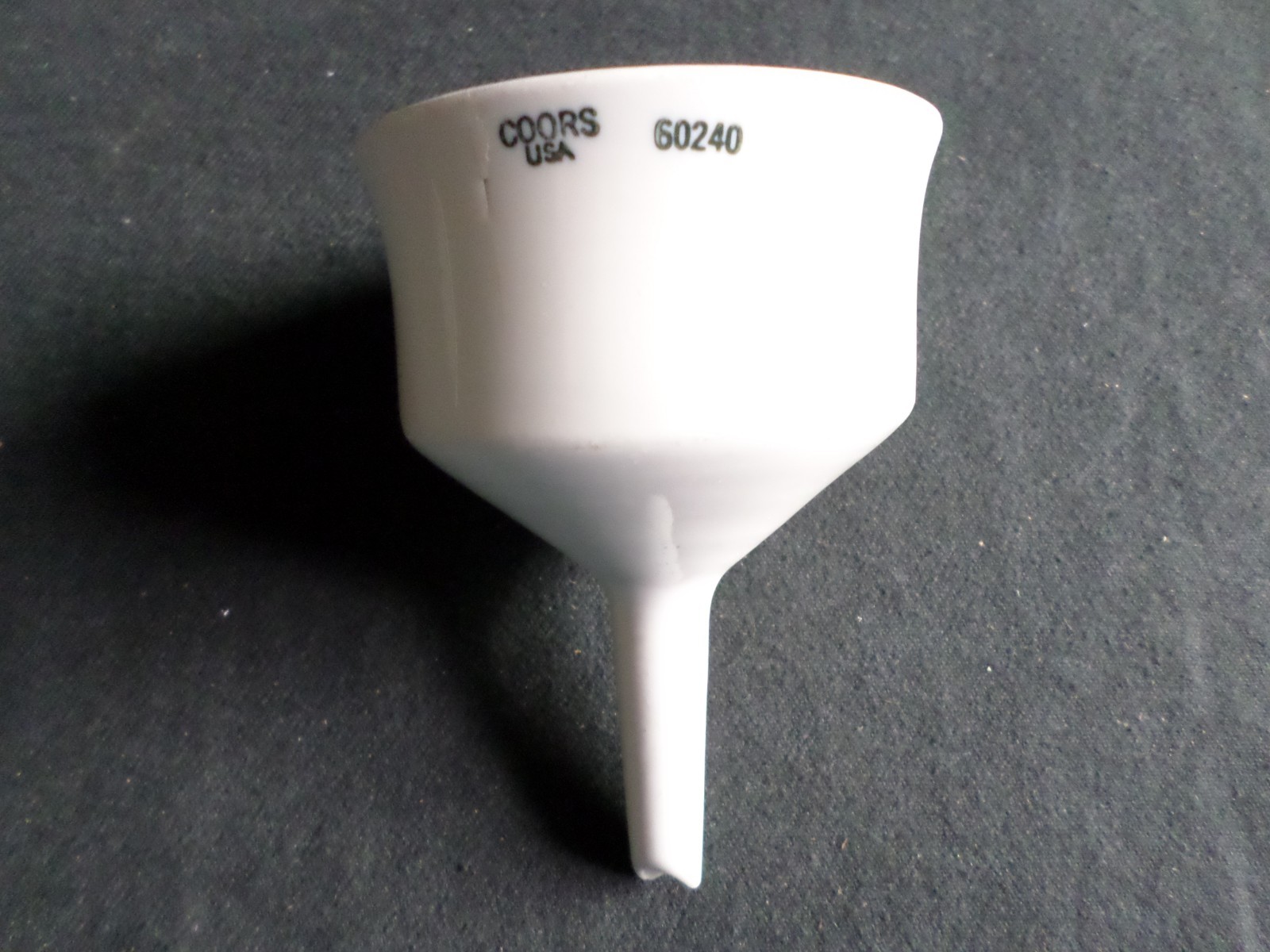 Coors Porcelain 87mL Perforated Buchner Funnel, Fits 50mm Paper, Chipped 60240