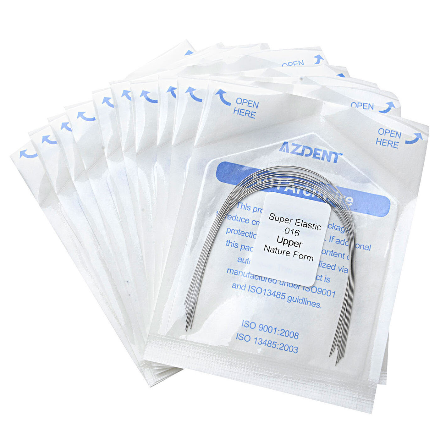 Dental Orthodontic Super Elastic NITI Arch Wire Round Ovoid/Square/Natural