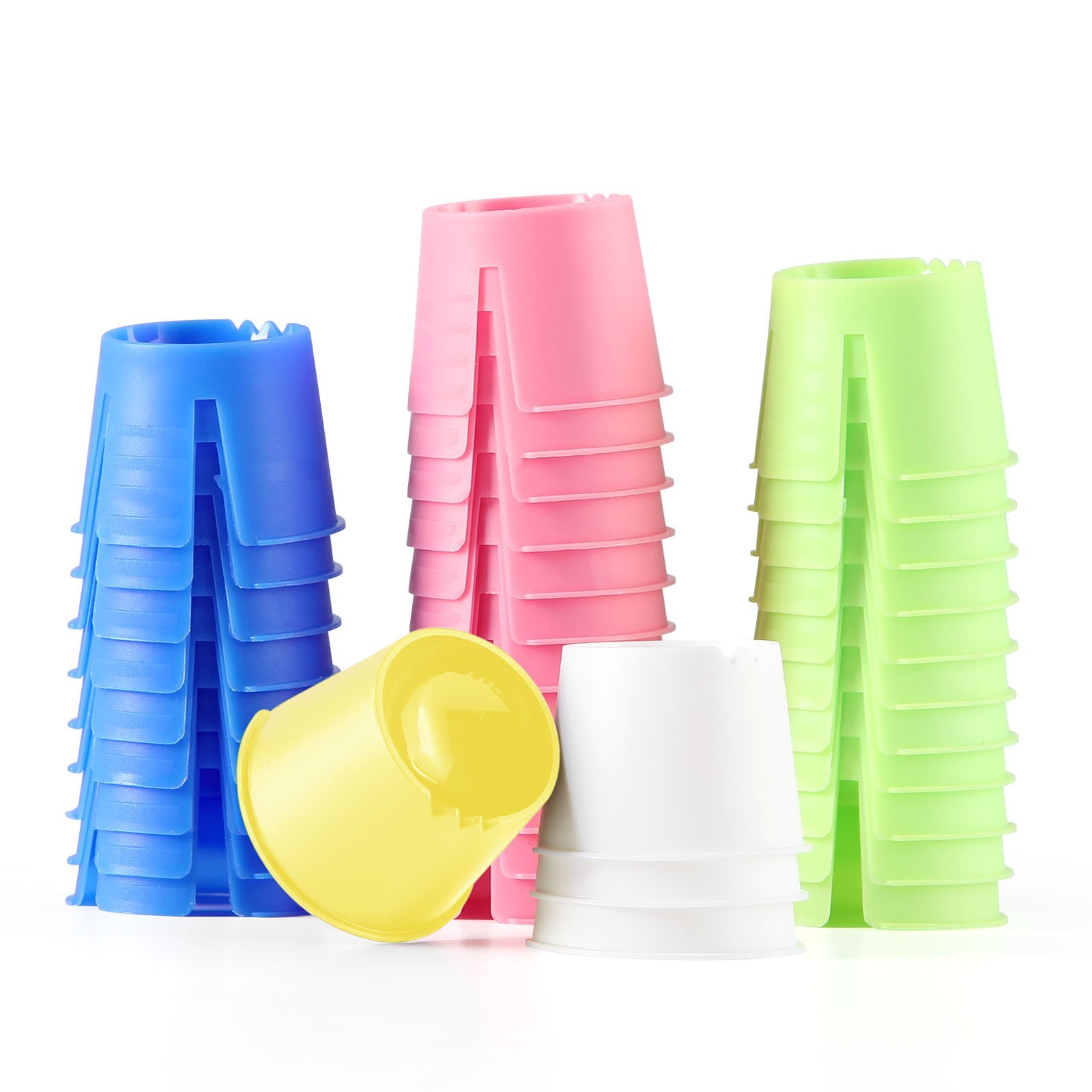 100pcs/box Dental Disposable Dappen Dish Plastic Mixing Bowls Cup Assorted Color