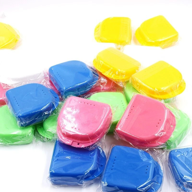 5 Colors Orthodontic Dental Teeth Denture Storage Case Container Retainer Box