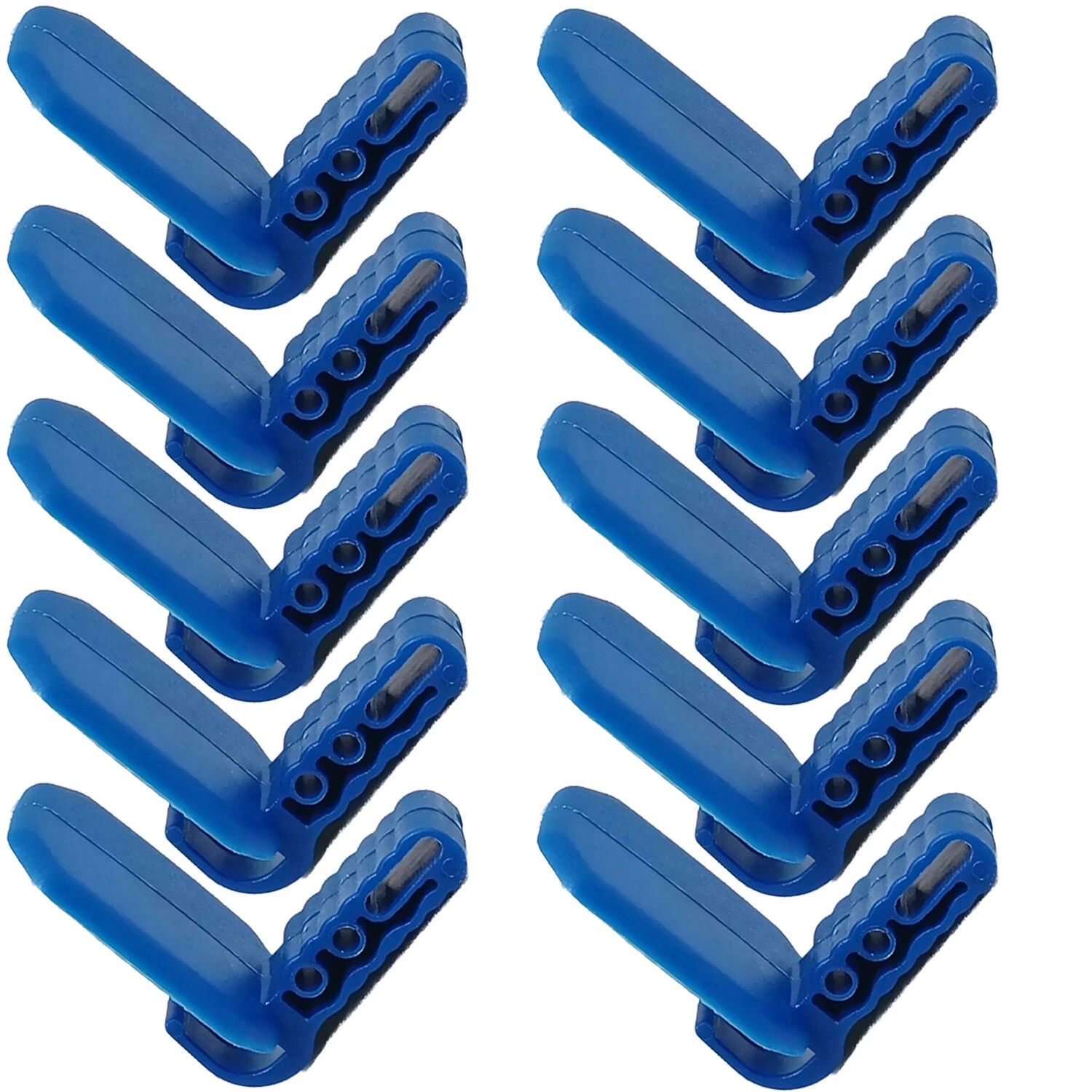 10 pcs Dental Sensor Holder Autoclavable Digital Anterior Sensor Holder Blue US