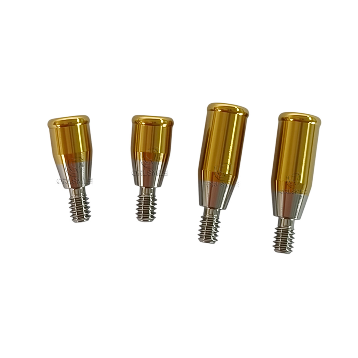 Locator abutment & Standard males caps fit to Nobel Active RP GH1-6