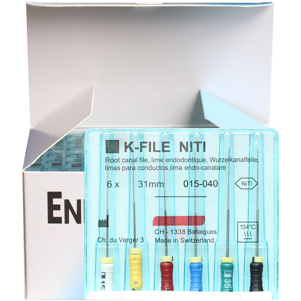 Dental K-FILE NITIFLEX NiTi Flexible Endodontic ENDO Root Canal K Files 21/25mm