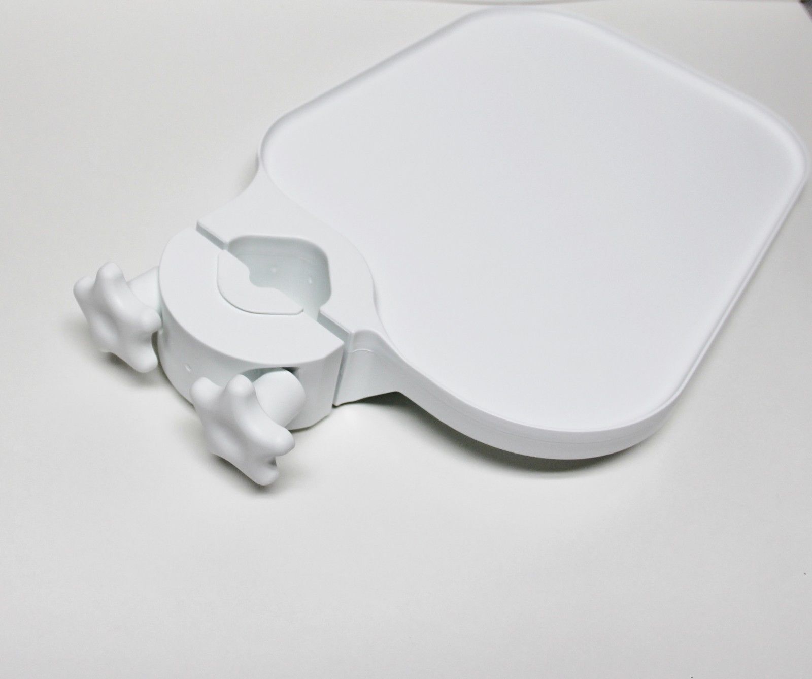 TPC type Post Mounted Utility Pole Post Tray Shelf Table White