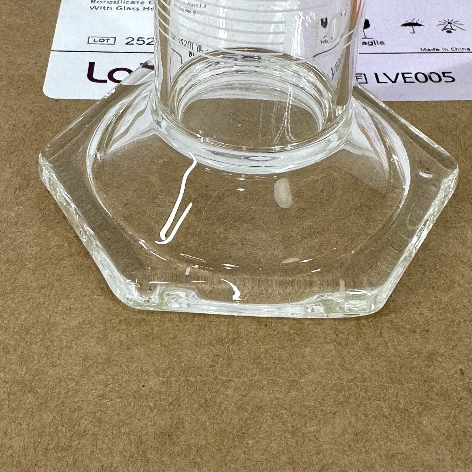 Labivida Scientific Measuring Cylinder 2pk 100ml Borosilicate Glass With Hex Bas